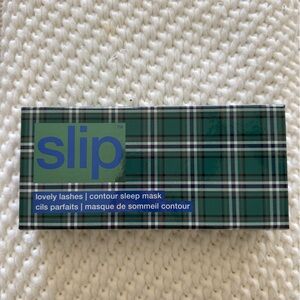Slip Green Plaid Sleep Mask